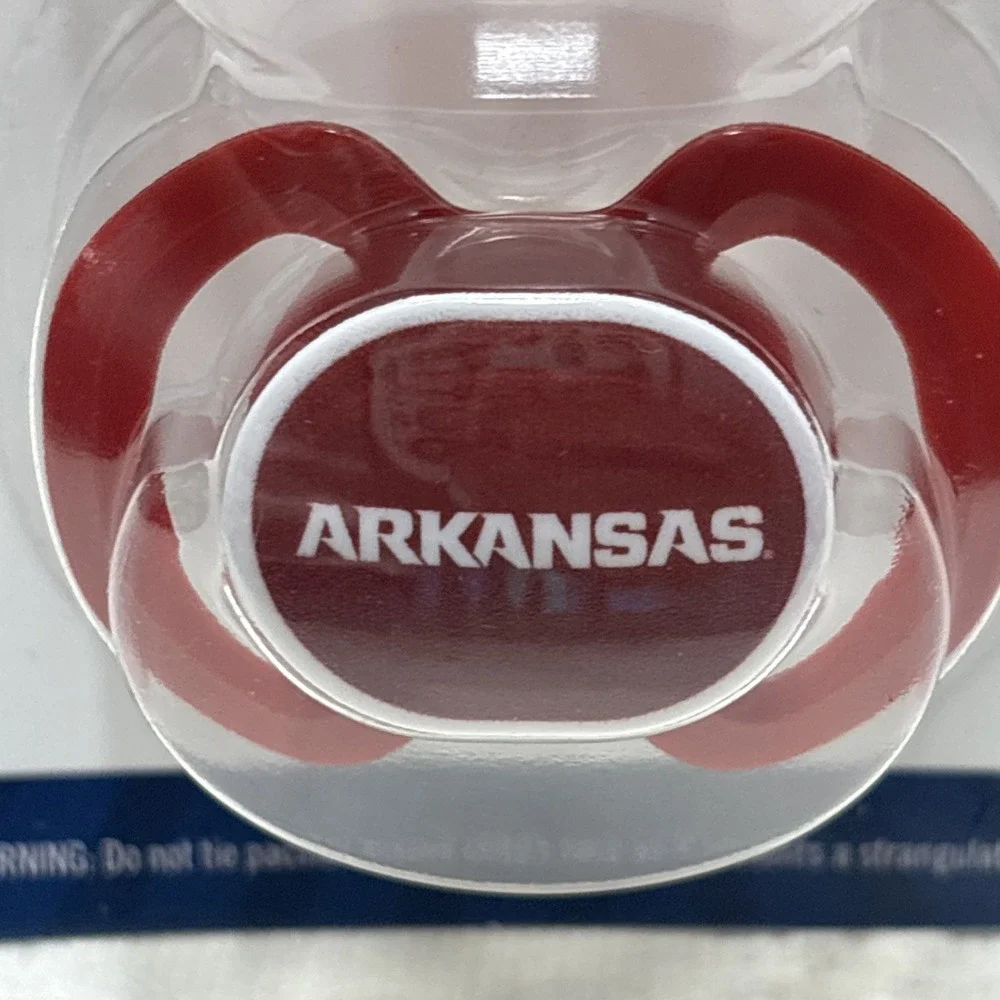 BabyFanatic - Arkansas Razorbacks - Officially Licensed NCAA Pacifier 2-Pack